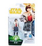 FIGURINE STAR WARS FORCE LINK 2.0 : QI'RA (CORELLIA) 9.5 CM / ATHENA GREY - HASBRO - E1186