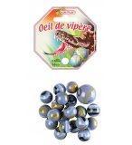 FILET DE 20 BILLES 16 MM + 1 CALOT 25 MM OEIL DE VIPERE - KIM PLAY - JEU DE RECREATION, ADRESSE