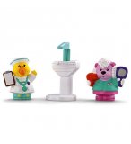 FISHER PRICE - MOUTON COIFFEUR ET CANARD DOCTEUR AVEC ACCESSOIRE - LITTLE PEOPLE - JOUET PREMIER AGE - P9517