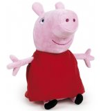 GEANTE PEPPA ROBE 76 CM - GRANDE PELUCHE LICENCE PEPPA LE COCHON