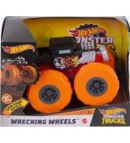 GRAND MONSTER TRUCKS WRECKING WHEELS BONE SHAKER - HOT WHEELS VOITURE NOIR - MATTEL - GKC85