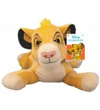 GRANDE PELUCHE DISNEY LE ROI LION AVEC SONS COUCHEE : SIMBA 50 CM - LICENCE DISNEY