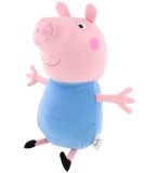 GRANDE PELUCHE PEPPA PIG : GEORGE 50 CM - PELUCHE LICENCE PEPPA LE COCHON