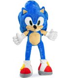 GRANDE PELUCHE SONIC HERISSON BLEU SUPER SONIC 80 CM - DOUDOU GEANT LICENCE - XL