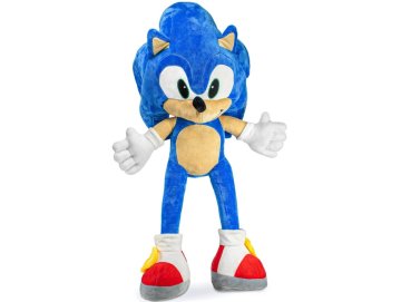 Grande peluche Sonic H�risson bleu super Sonic 90 cm - Doudou g�ant licence - XXL