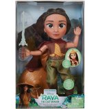 GRANDE POUPEE DELUXE : RAYA GUERRIERE 38 CM + CHAPEAU ET EPPEE - RAYA ET LE DERNIER DRAGON - DISNEY PRINCESSE