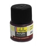 HELLER - ROUGE TRANSPARENT - N321 - PEINTURE POUR MAQUETTE