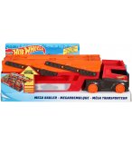 HOT WHEELS MEGA CAMION TRANSPORTEUR 45 CM AVEC 6 PANNEAUX DE STATIONNEMENT - MATTEL - GWT37