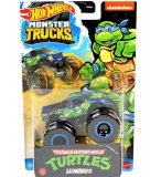 HOT WHEELS TORTUES NINJA - MONSTER TRUCKS LEONARDO -  VOITURE - VEHICULE MINIATURE - MONSTER JAM - TMNT - TURTLES - MATTEL HKM24