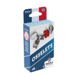 JEU D'OSSELETS EN METAL, GRIS / ROUGE - TRADITIONNEL - DUCALE - JEU D'ADRESSE, RAPIDITE