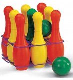 JEU DE 9 QUILLES EN PLASTIQUE - BOWLING - ROLLY TOYS - PLEIN AIR