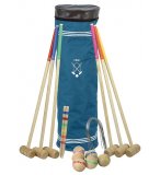 JEU DE CROQUET SENIOR EN BOIS 6 JOUEURS - VILAC - 4093B - JARDIN, PLEIN AIR