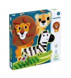 JEU DE LACAGE LASSANIMO ANIMAUX DE LA JUNGLE - DJECO - DJ01683 - PREMIERS APPRENTISSAGES