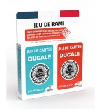 JEU DE RAMI 2 X 54 CARTES A JOUER - DUCALE - 130011502 - JEUX DE CARTES