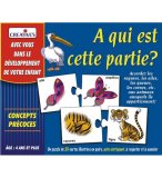 JEU EDUCATIF : A QUI EST CETTE PARTIE ? - JEU OBSERVATION ET D'ASSOCIATION 