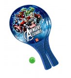 JEU RAQUETTES DE PLAGE AVENGERS MARVEL + BALLE - BEACH TENNIS - MONDO - PLEIN AIR