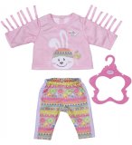 JOGGING AVEC PULL ROSE ET LAPIN BABY BORN - HABIT POUPEE 39-46 CM - VETEMENT - ZAPF CREATION (ZA65)