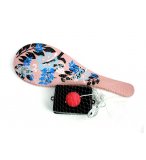 JOKARI CLASSIQUE EN BOIS HAWAI ROSE - TOPKARI - JEU DE RAQUETTES, PLAGE