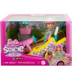 KART DE COURSE DE BARBIE + STACIE + 2 ACCESSOIRES - 1 POUPEE - VOITURE - MATTEL - HRM08 - VEHICULE