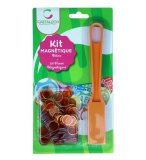 KIT BATON MAGNETIQUE ORANGE + 100 PIONS DE LOTO - RAMASSE JETONS - CARTALOTO