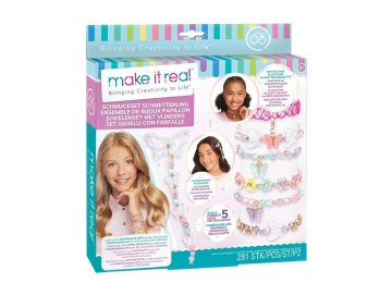 Kit Cr�ation de bijoux papillon - Make It Real - Lansay - 41323 - Perles & Accessoires