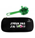 KIT LOTO BINGO 3 EN 1 : TROUSSE + BATON MAGNETIQUE + 100 PIONS VERT - CARTALOTO - ACCESSOIRES JEU, MATERIEL 