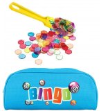 KIT LOTO BINGO 3 EN 1 : TROUSSE + BATON MAGNETIQUE JAUNE + 100 PIONS - LOTOQUIN - ACCESSOIRES JEU, MATERIEL