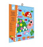 KIT MOSAIQUES ANIMAUX 3 TABLEAUX - JANOD - J07899 - LES ATELIERS DU CALME