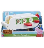 L'AVION DE PEPPA PIG + FIGURINE LAPIN REBECCA RABBIT - GIOCHI PREZIOSI - MONDE MINIATURE PEPPA LE COCHON