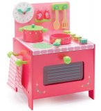 LA CUISINIERE DE LILI ROSE - DJECO - DJ06508 - JEU D'IMITATION CUISINE BOIS