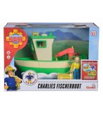 LE BATEAU DE PECHE DE CHARLIE - SAM LE POMPIER - SIMBA - FIGURINE ET ACCESSOIRES