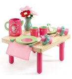 LE DEJEUNER DE LILI ROSE - DJECO - DJ06631 - DINETTE EN BOIS