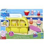LE GRAND CAMPING CAR JAUNE DE PEPPA PIG - 10 PIECES - VEHICULE - FIGURINE PEPPA LE COCHON - HASBRO - F3632