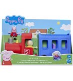 LE TRAIN DE MISS RABBIT'S AVEC WAGON + FIGURINE DE PEPPA PIG - MONDE MINIATURE PEPPA LE COCHON - HASBRO