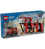 LEGO CITY 60414 LA CASERNE ET LE CAMION DE POMPIERS