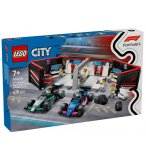 LEGO CITY 60444 GARAGE DE F1 ET VOITURES MERCEDES AMG ET ALPINE