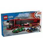 LEGO CITY 60445 CAMION DE F1 AVEC VOITURES DE F1 RB20 ET AMR24