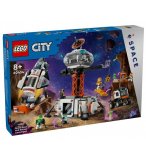 LEGO CITY SPACE 60434 LA STATION SPATIALE ET LA BASE DE LANCEMENT DE FUSEES