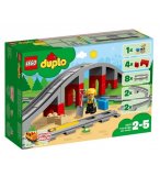 LEGO DUPLO 10872 LES RAILS ET LE PONT DU TRAIN