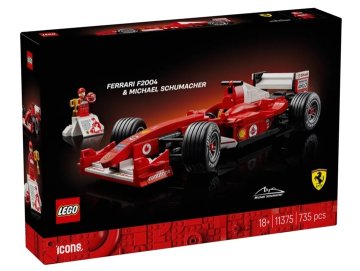 Lego Icons 11375 Ferrari F2004 et Michael Schumacher