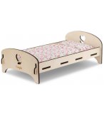 LIT EN BOIS POUPON 30/36 CM - COROLLE - 141370 - ACCESSOIRE DODO, MOBILIER