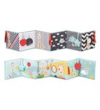 LIVRE A DEPLIER SOPHIE LA GIRAFE 12 PAGES ACTIVITES - COLLECTION FRESH TOUCH - VULLI - 230815 - EVEIL BEBE