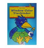 LIVRE WINDOW COLOR - L'OISEAU BLEU - MOTIF PEINTURE POUR FENETRE