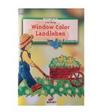 LIVRE WINDOW COLOR - LE JARDIN - MOTIF PEINTURE POUR FENETRE