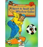 LIVRE WINDOW COLOR - LE SPORT : FOOT BOXE - MOTIF PEINTURE POUR FENETRE