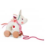 LOUISE LA LICORNE PELUCHE CALINE A TIRER - LILLIPUTIENS - 83060 - JOUET A TIRER