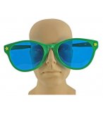 LUNETTES DE CLOWN GEANTES XXL VERTES AVEC VERRES - ACCESSOIRE DEGUISEMENT