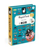 MAGNETI'BOOK CRAZY FACES GARCON - JANOD - J02716 - JEU EDUCATIF MAGNETIQUE, AIMANTE