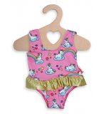 MAILLOT DE BAIN LICORNE 1 PIECE 28/35 CM - HELESS - HABIT POUPON (48)