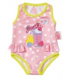 MAILLOT DE BAIN ROSE AVEC PETIT CANARD JAUNE BABY BORN - HABIT POUPEE 43 CM - ZAPF CREATION (ZA30)